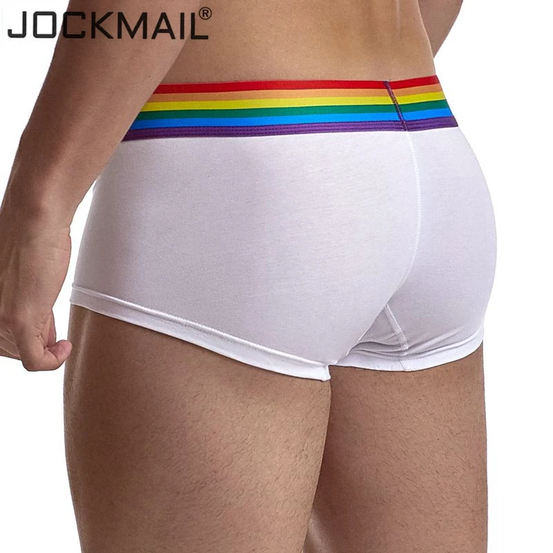 Трусы-боксеры jockmail мужские с низкой посадкой пикантное нижнее белье дышащие