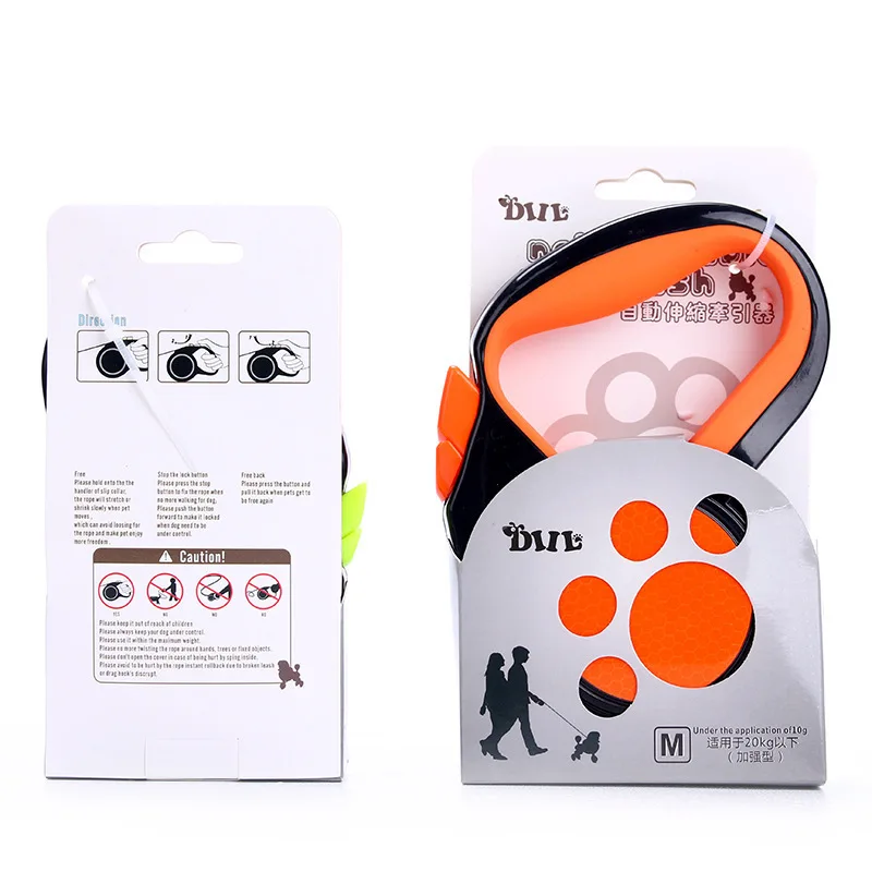 

3M/5M/8M Reflective Pet Dog Leashes Automatic Retractable Dog Lead Extending Traction For Small Medium Big Dog Droshipping