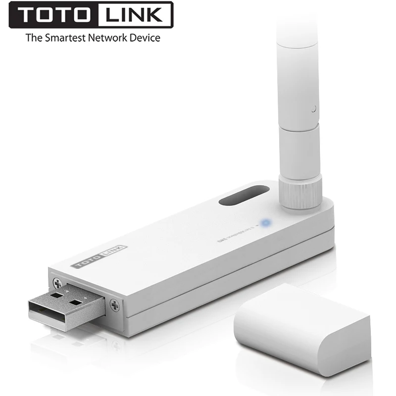 TOTOLINK N150UA 150 Мбит/с USB WiFi адаптер, USB беспроводной сетевой адаптер с WPS для легкого подключения, с 4dBi съемной антенной