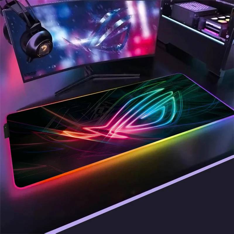 

ASUS RGB Mouse Pad Gamer ROG Gaming Mousepad LED Mausepad Republic of Gamers Mouse Carpet Big Mause Pad PC Mat with Backlit XXL