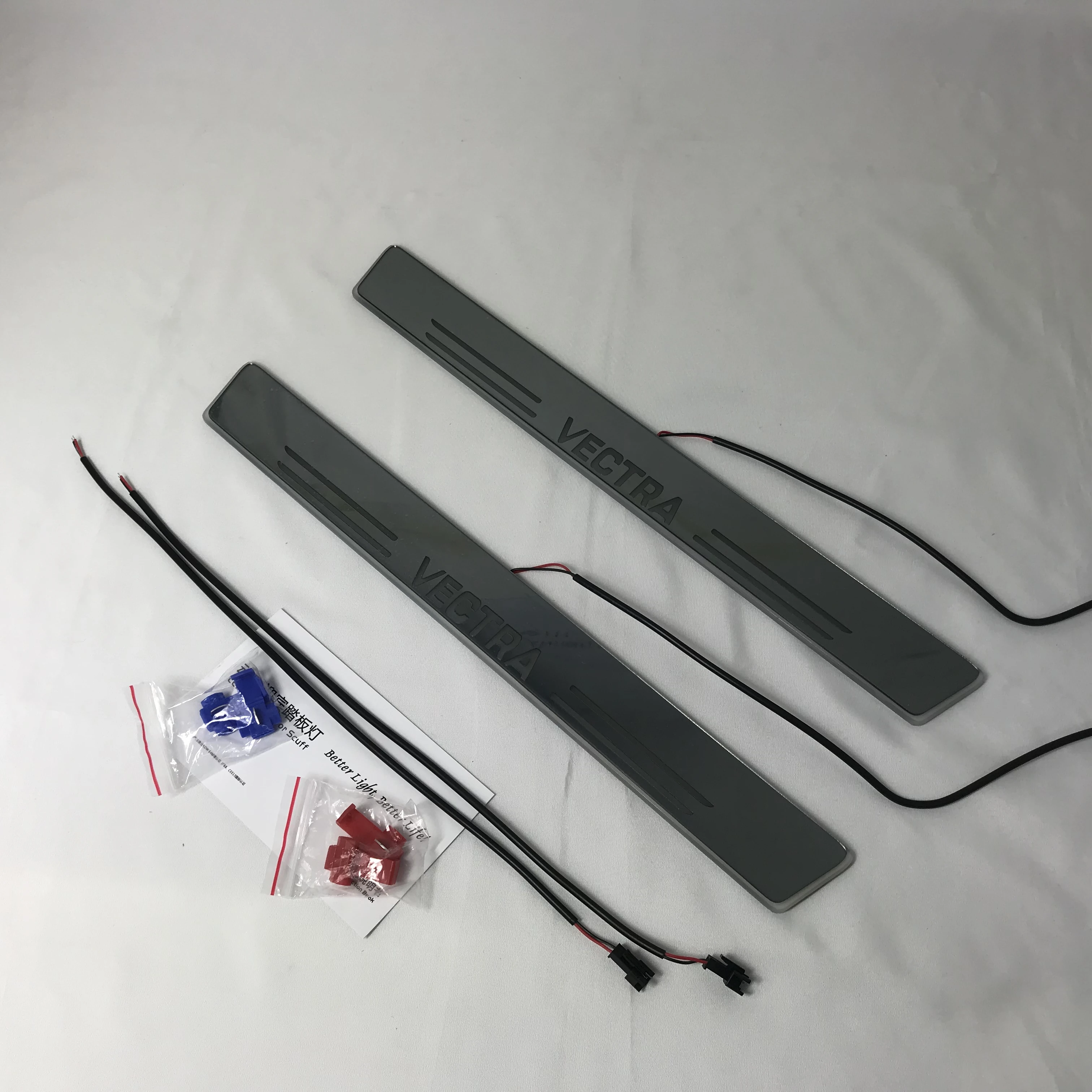 

Osmrk led moving door scuff for Opel vectra c dynamic door sill plate flat lining overlay Flow/still light