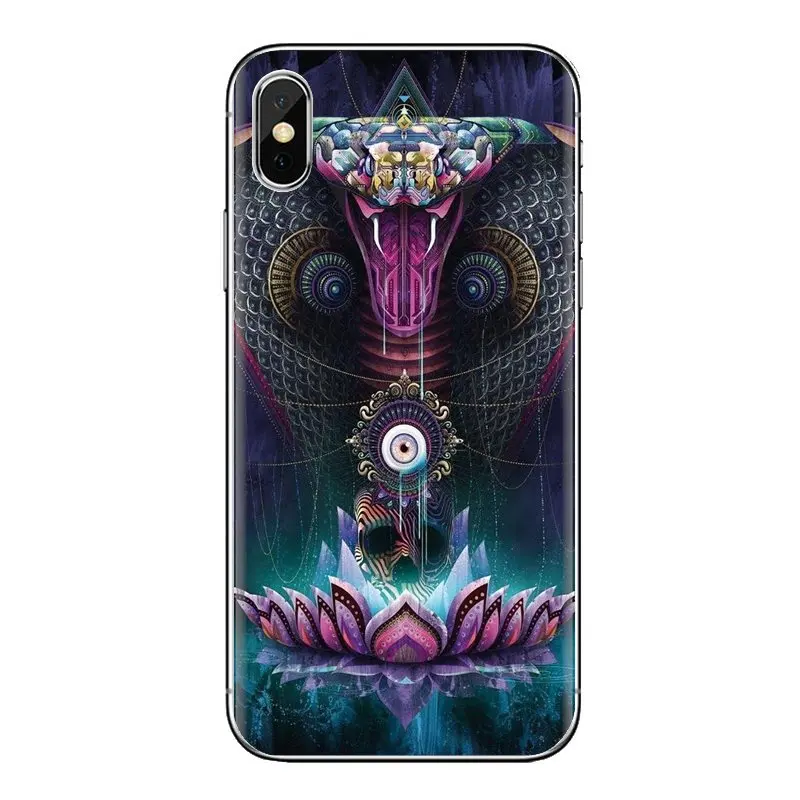 Силиконовые чехлы для телефонов классные татуировки король змея кобра LG Spirit Motorola