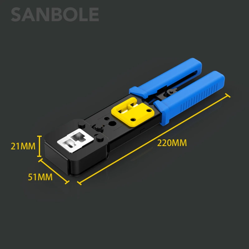 Обжимные щипцы ручной набор для сетевых инструментов Cat6 Cat5 Cat5e Rj45 Rj11 8P 6P Lan
