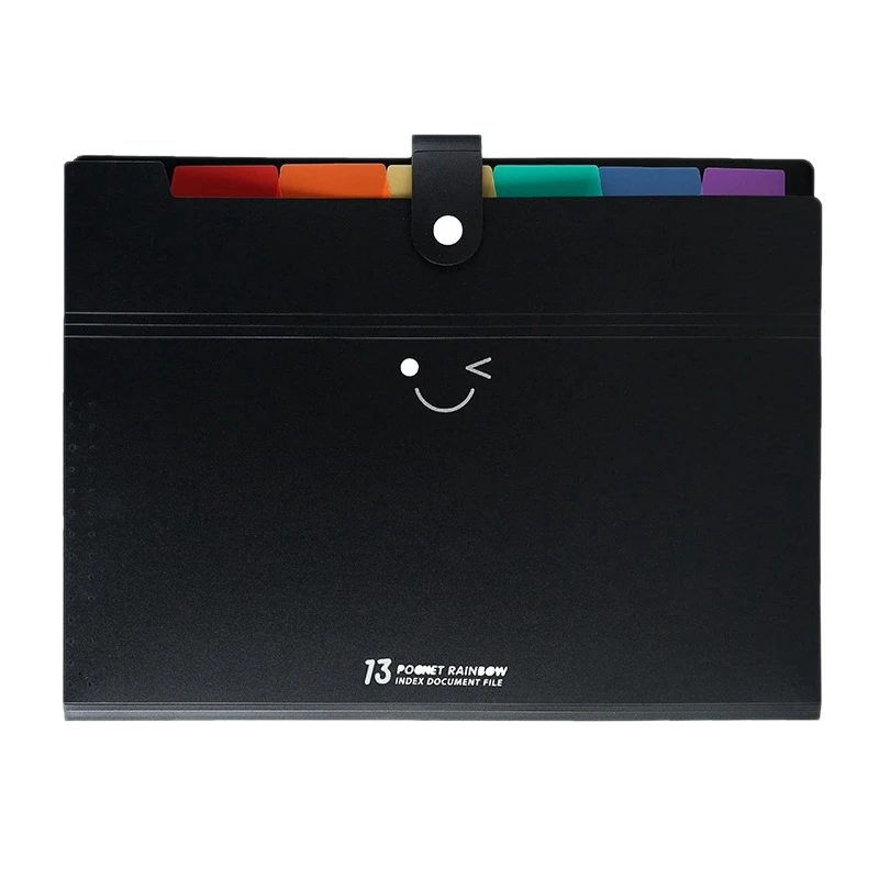 Расширяющиеся папки для файлов размером с буквы 13 карманов органайзер