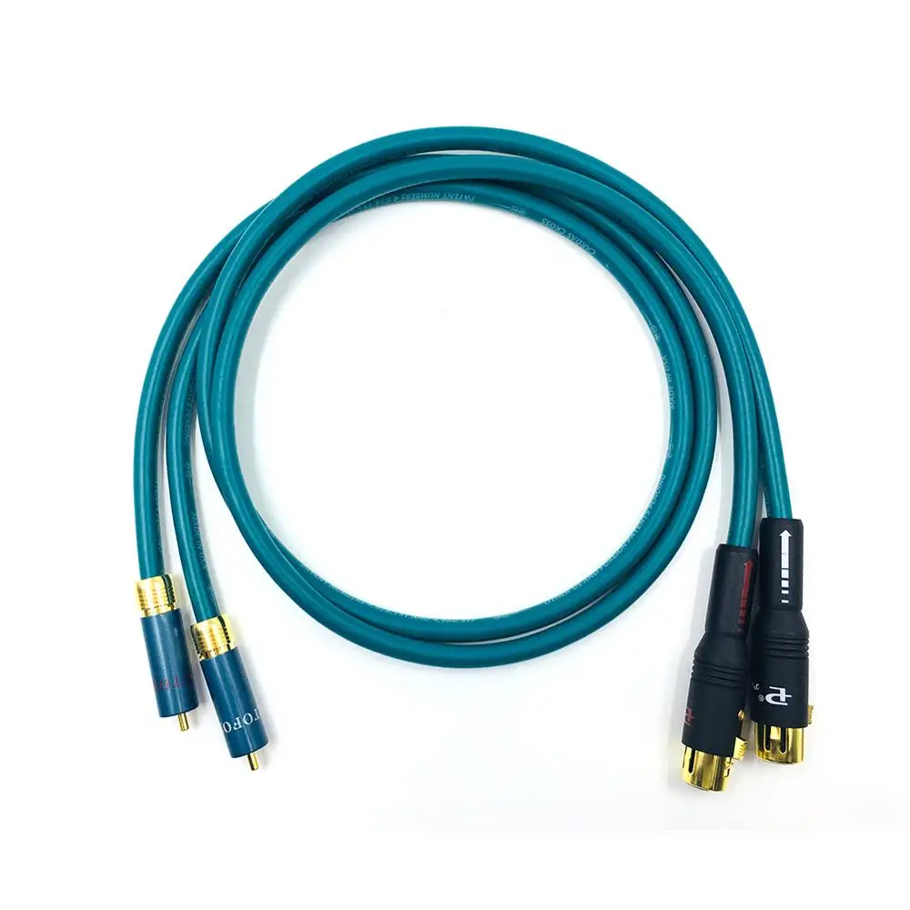 HiFi Cardas Rca Кабель Hifi 2RCA к 2XLR Сбалансированный кабель XLR 3-контактный 2 мама