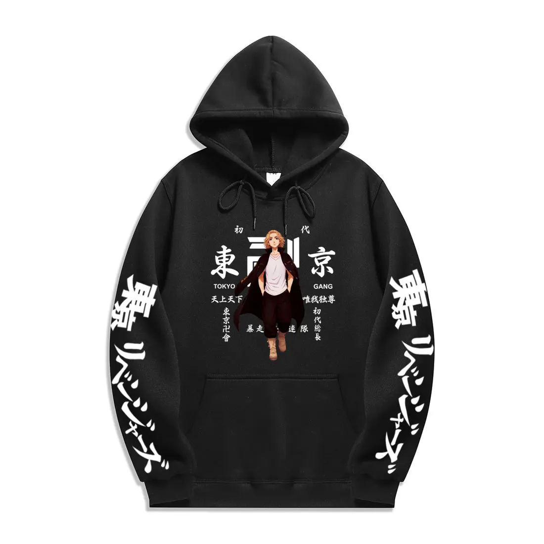 

Популярный японский осенне-зимний милый Свитшот унисекс с принтом Токийский Мстители с капюшоном повседневные свободные повседневные пул...