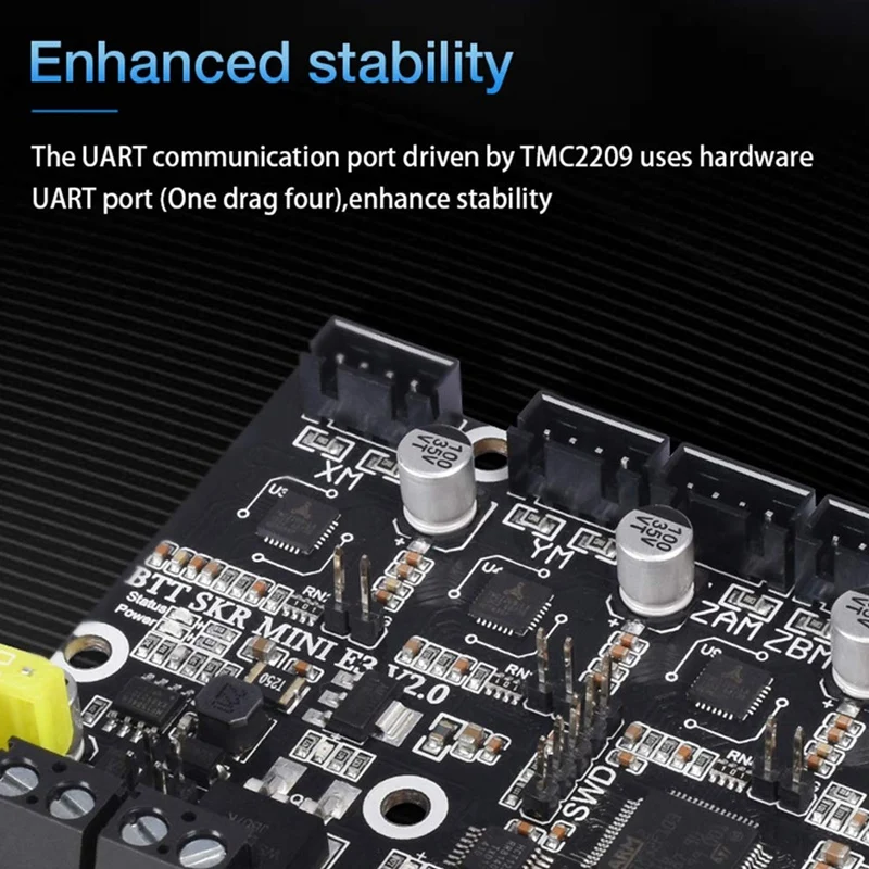 

BIGTREETECH SKR Mini E3 V2.0 Control Board 32Bit Integrated with TMC2209 UART for Ender 3 Pro/5 3D Printer Controllers