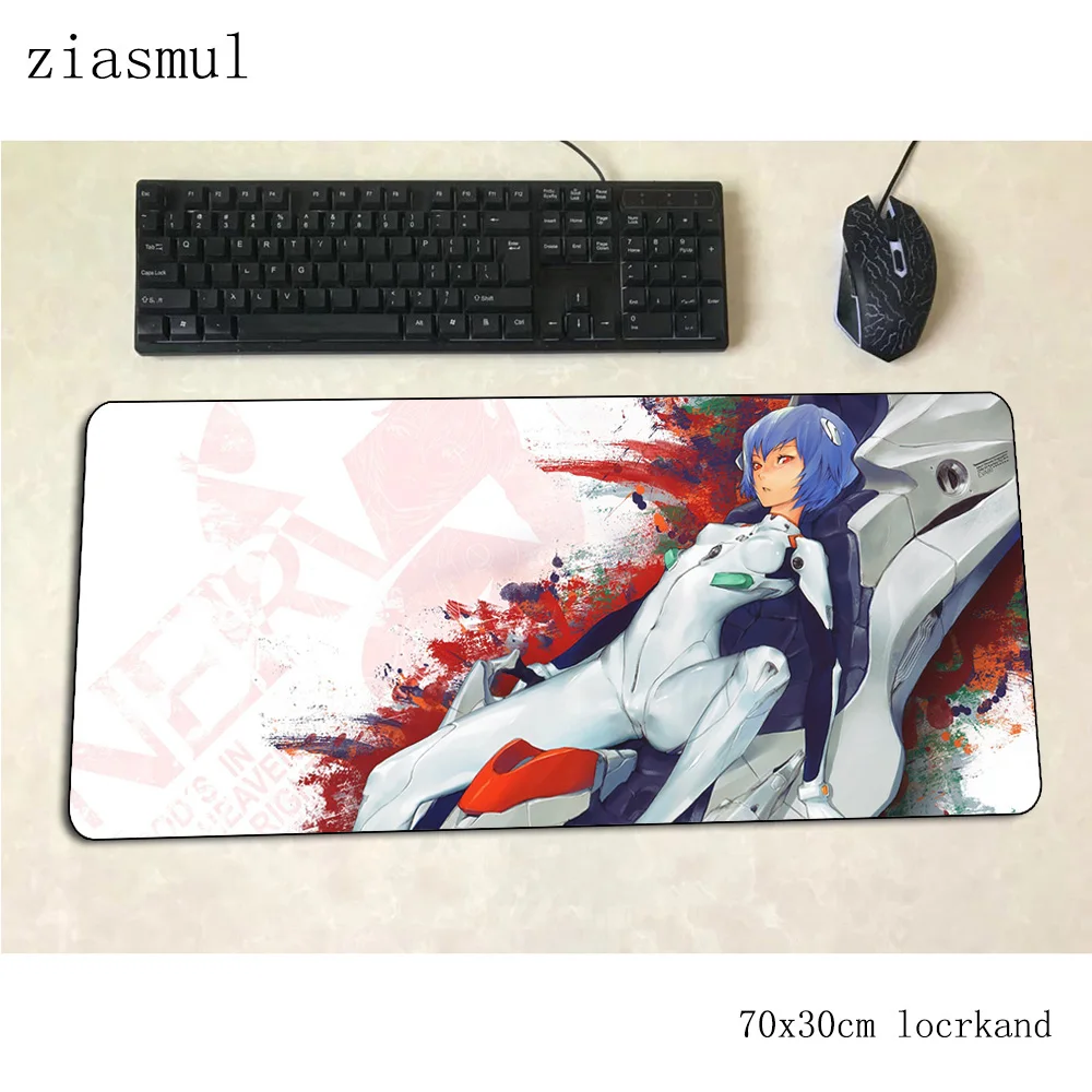 Evangelion Коврик для мыши геймер Профессиональный 70x30 см игровой коврик для мыши pc notbook Настольный коврик padmouse игры Инди поп геймер коврики геймпад