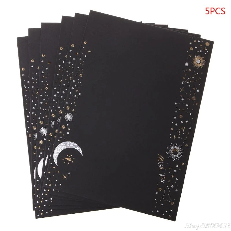 

6pcs/pack Starry Sky Writing Letter Envelope Romantic Creative Small Fresh Japanese Style Letter Bag O21 20 Dropshipping