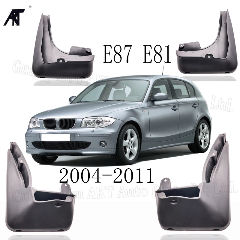 Брызговики передние и задние подходят для BMW 1 серии 2004-2011 E81 E87 брызговики от грязи