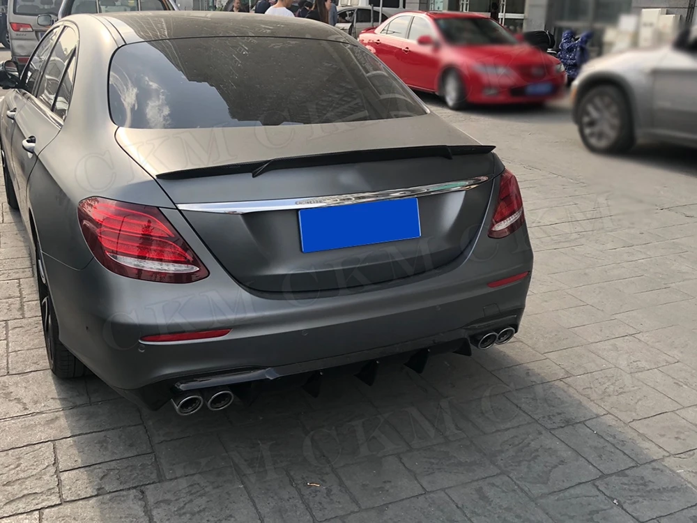 Задний спойлер для багажника из углеродного волокна крыло Mercedes Benz E класса W213 E200