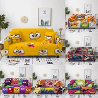 cartoon anime couch sofa cover for living room 1234 seatersstretch slipcover washable furniture protector sofa towel