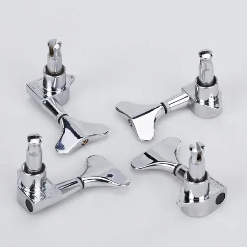 4 Pairs 4R Chrome Bass Tuners Machine Heads Tuning Pegs | Спорт и развлечения