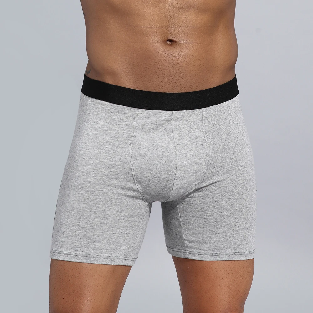 Boxershorts Male Underpants Men Boxers Long Panties Underwear Cotton Loose Under Wear Plus Size boxer homme