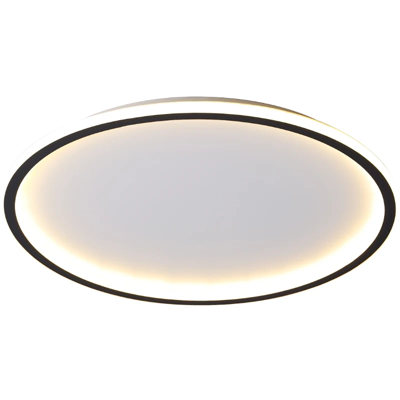 

Modern Round ultra-thin ceiling lamp Led ceiling light Black/White art lighting fixture for living bedroom dining room light