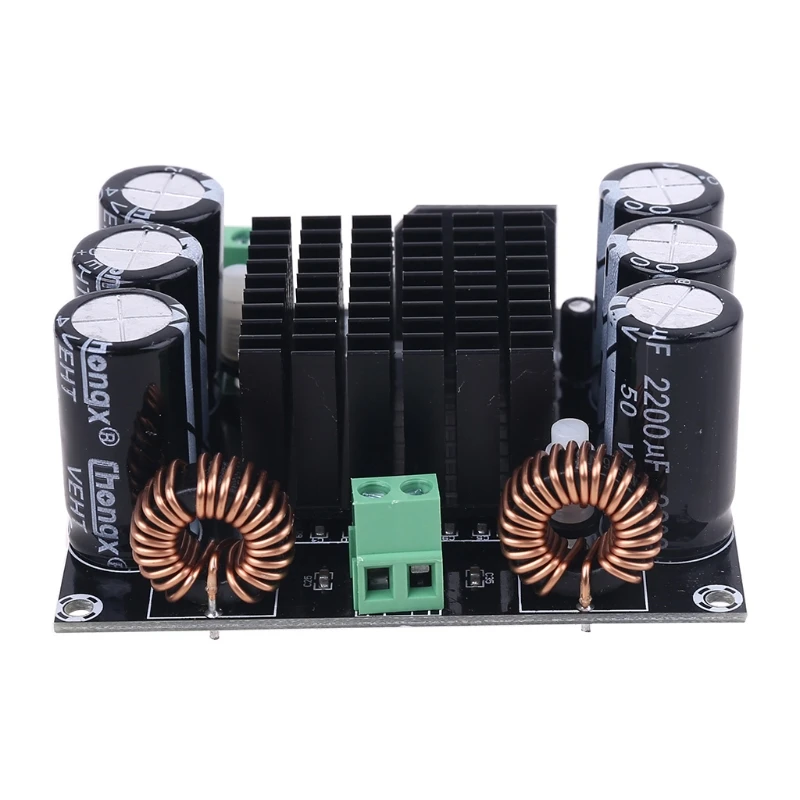 D5QC IRS2092S 500W Mono Channel Digital Amplifier Class D Stage HIFI Power Amp Board with Fan | Электроника