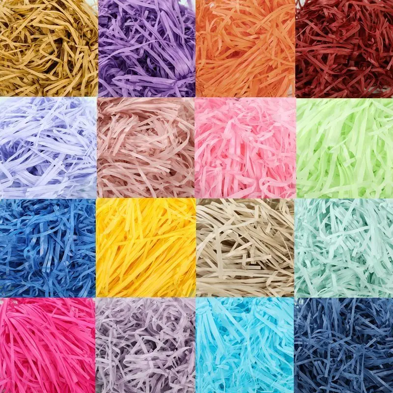 10 г в пакете DIY бумажная рафия измельченная бумага конфетти Подарочная коробка наполнение материал Свадебный брак украшение для дома 62456