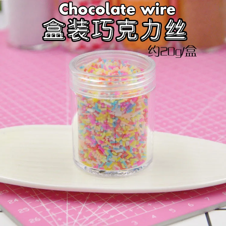 Chocolate wire Кристалл грязи слизи грязи блеск наполнитель для слизи украшения блестки DIY поставки грязи ювелирные изделия игрушки 14 видов материалов другие инструменты - Цвет: Chocolate wire