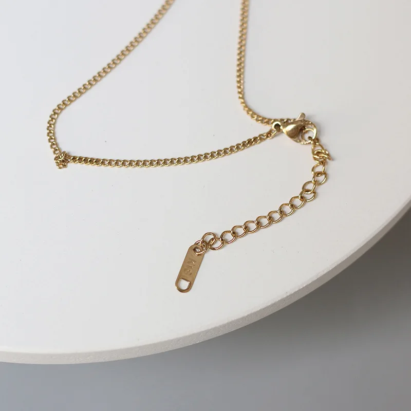 Женское богемное ожерелье с подвеской Amaiyllis буквами и квадратными картами |