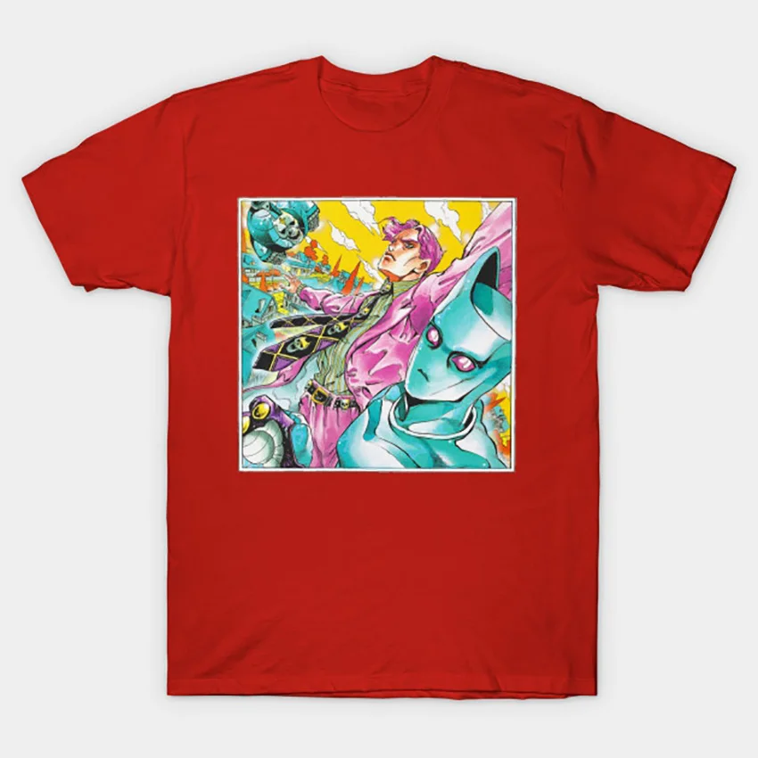 JJBA - Kira Queen/футболка Jojos Необычные приключения футболка отвесное сердце убийца