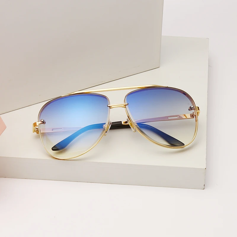 

New Fashion Sunglasses Luxury Brand Designer Women Men Vintage Metal Sun glasses Retro Sunglass UV400 Shades gafas de sol