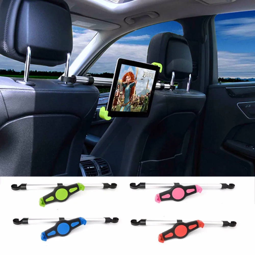Powstro Universal car tablet holder Aluminum Alloy Car Back Seat Mount Stand Holder Mobile Phone For 7 - 11 inch Tablet | Компьютеры и