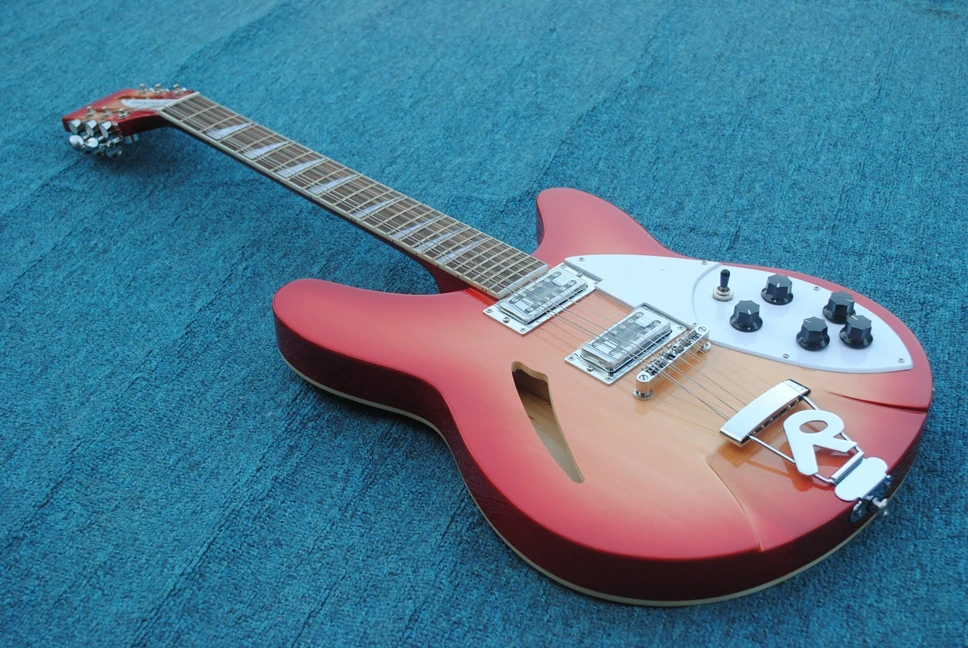

2020 High quality 12 String Electric Guitar, Ricken 360 Electric Guitar,Cherry red Burst body,Rosewood fingerboard,free shipping
