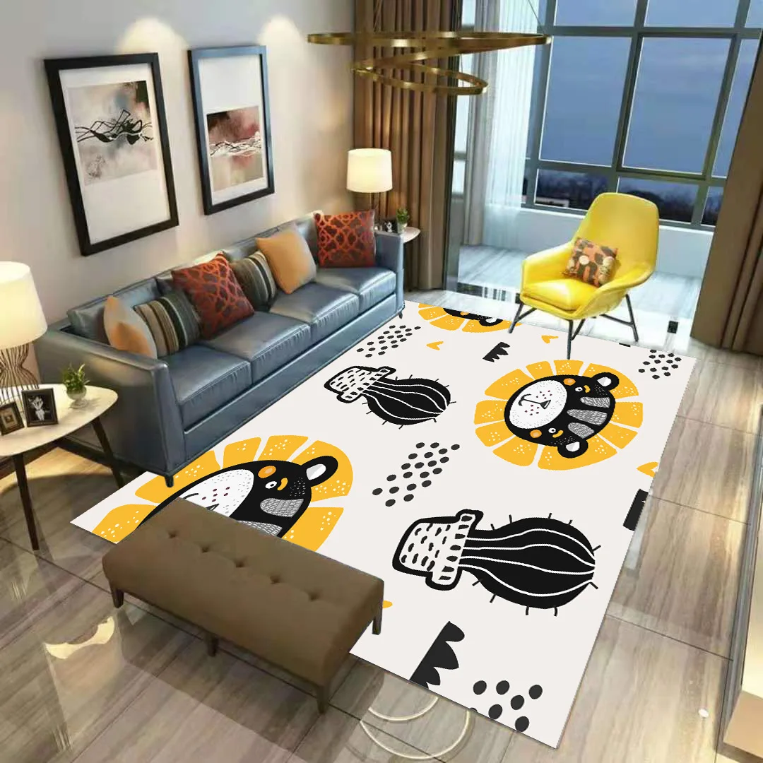 

Funny Animal Bear Anti-Skid Area Floor Mat 3D Printed Rug Non-slip Mat Dining Room Living Soft Carpet Kids Mat 12