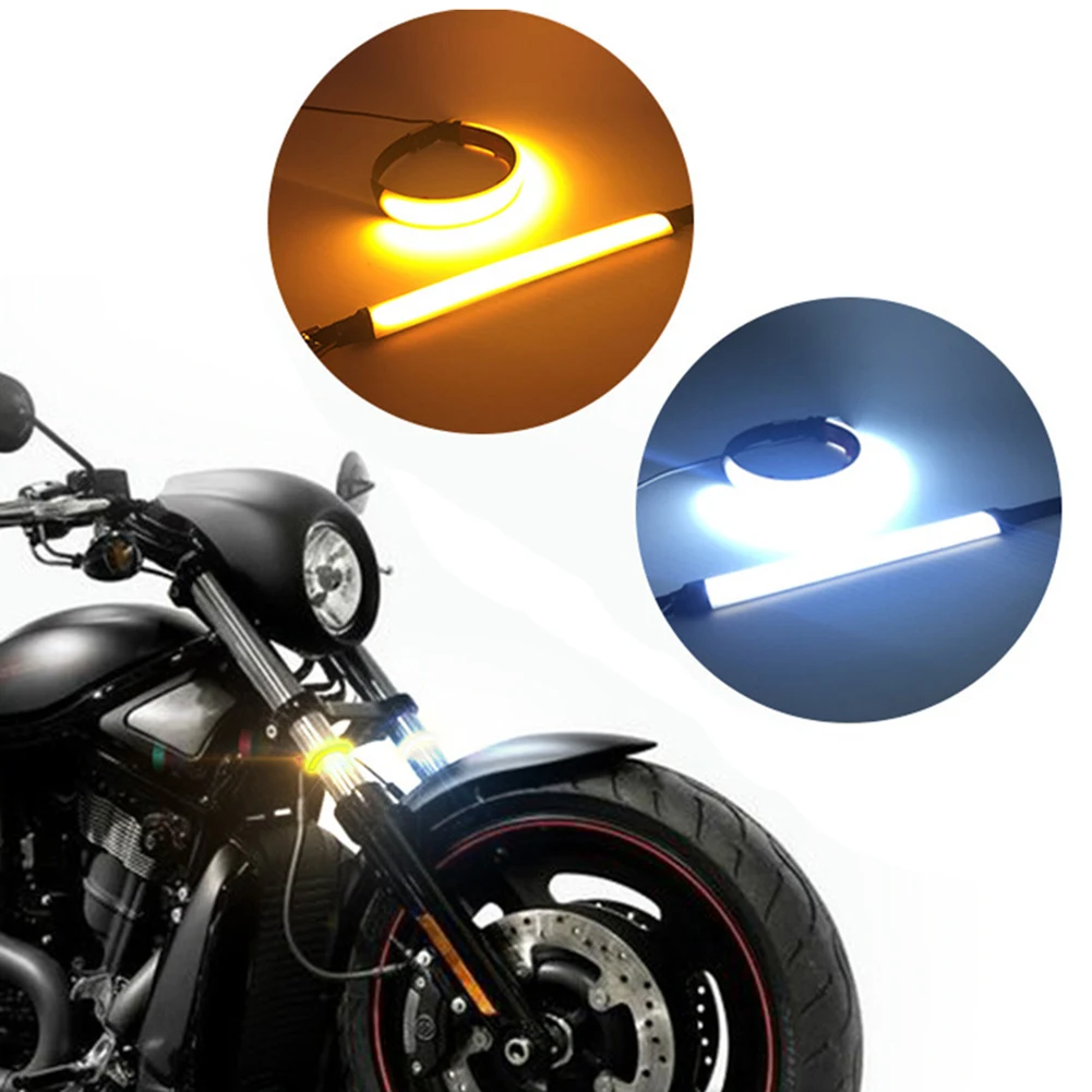 

DRL Strobe Light Brake Turn Signal Motorcycle Flowing Tail DC 12-24V IP67
