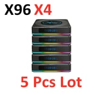 ТВ-приставка X96 X4, Android 11,0, 1000 Мбитс, Wi-Fi, 5 шт.