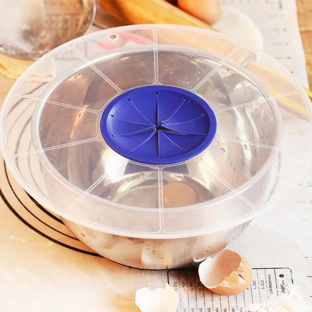 Egg Blender Splash Screen Silicone Bowl Cover Beater Stainless Steel Kitchen Tool | Дом и сад