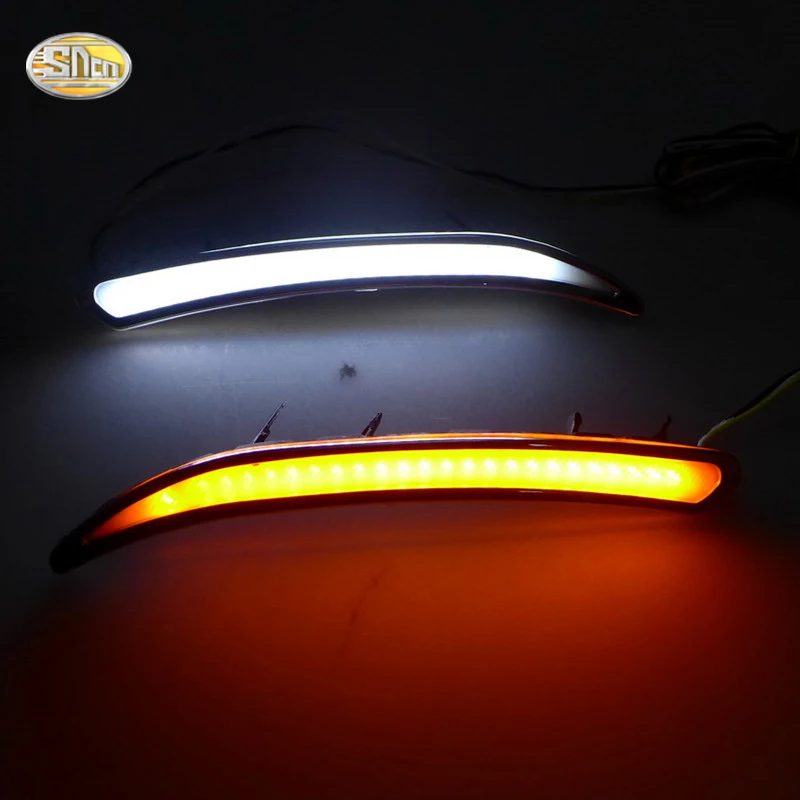 

Светодиодсветодиодный дневные ходовые огни SNCN для Opel Insignia 2010 2011 2012 2013 2014 2015 Regal GS Противотуманные фары ABS 12 В DRL