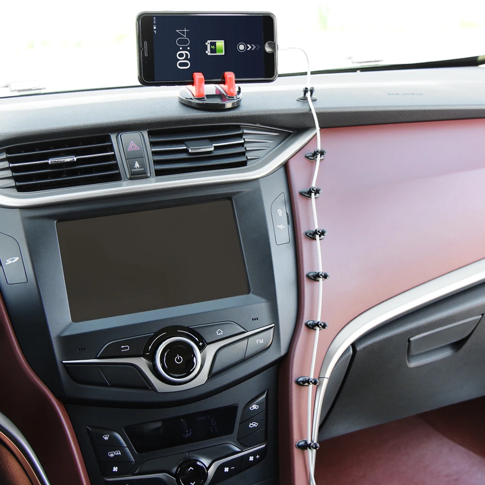 Автомобильный USB-кабель для GPS зажим крепления провода jeep renegade wrangler jk compass dodge journey