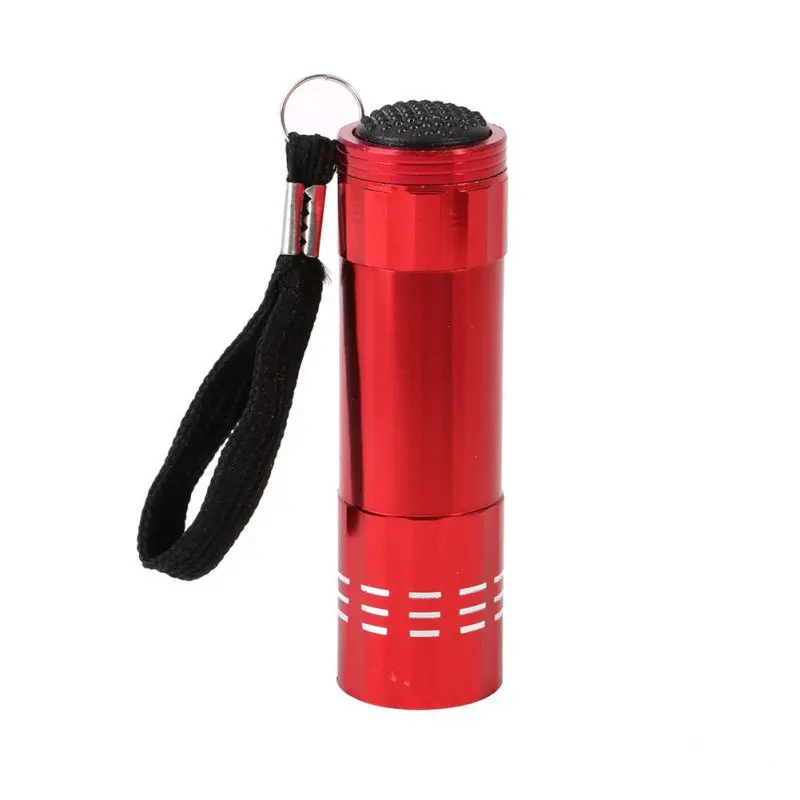 4 вида цветов для дизайна ногтей мини светодиодный фонарик УФ-лампа портативная