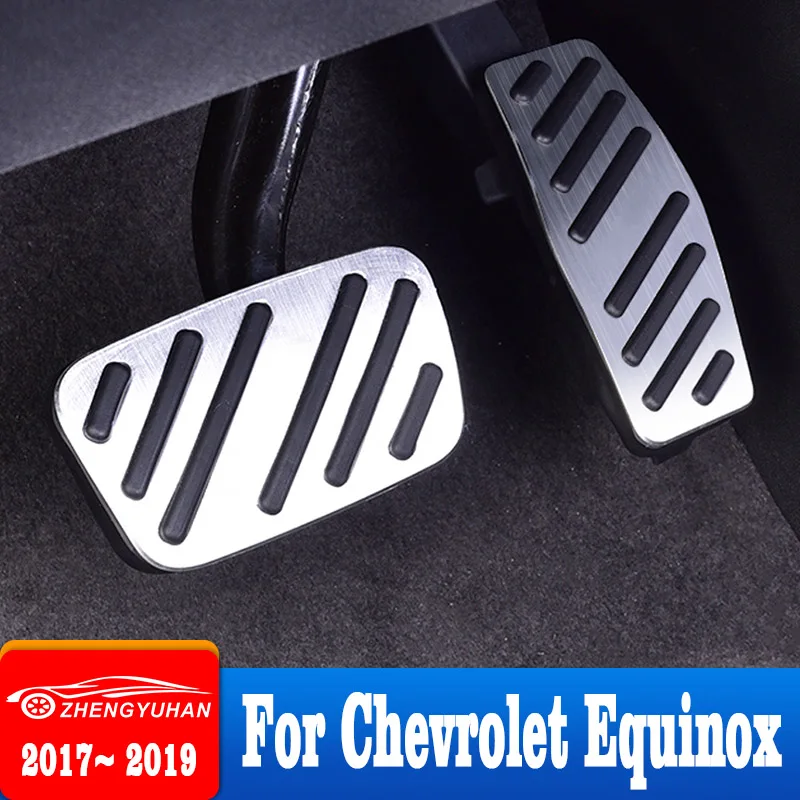 

Автомобильные педали Для Chevrolet Equinox 2017 2018 2019 AT, педаль топливного тормоза акселератора, подставка для ног, крышка педали, аксессуары