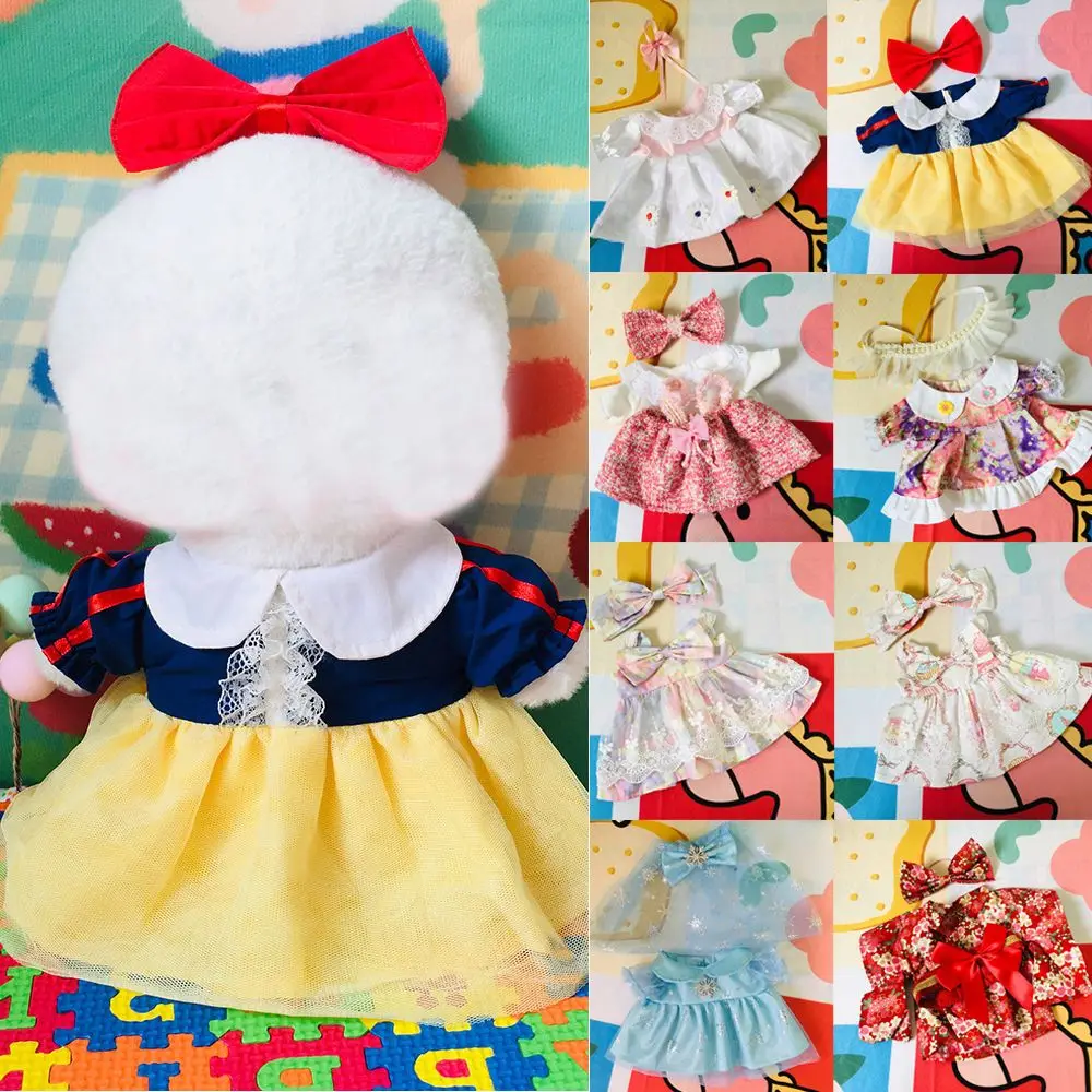 

Free Shipping 30 Cm Animal Hyaluronic Acid Duck Teddy Bear Clothes Cute Lolita Style Doll Dress Dress Up Accessories