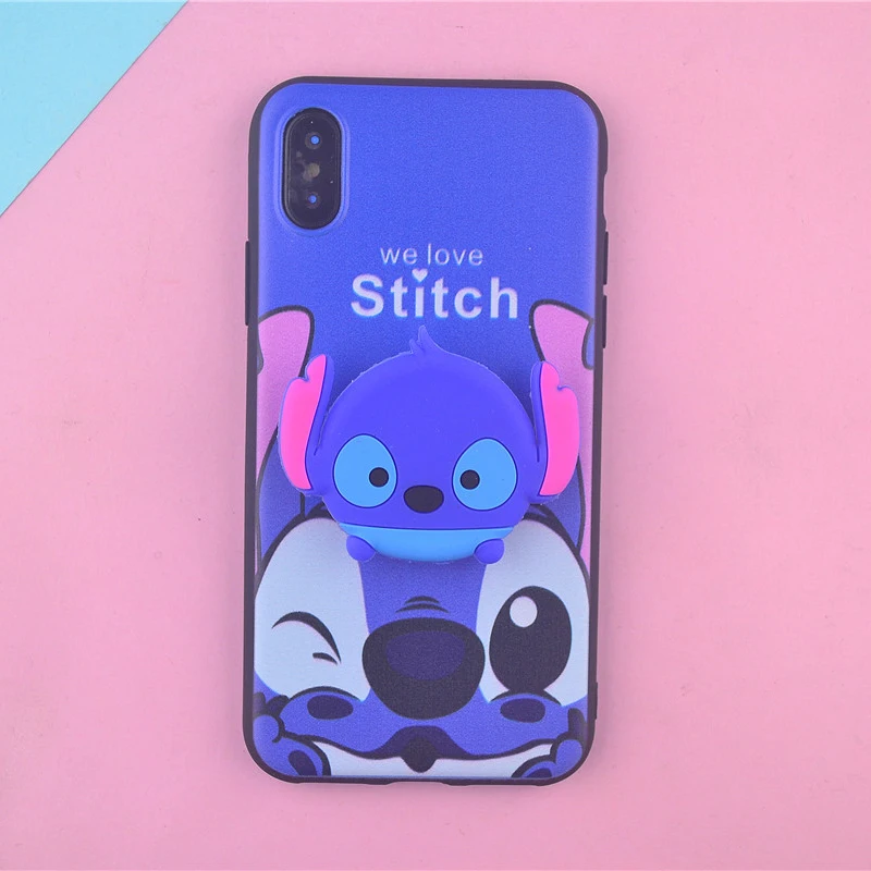 Case and Holder Для iPhone Xs 11 Pro Max Xs 7 8 Plus, для samsung S10, S8, S9, Note 8, 9, 10, A50, чехол из термополиуретана с изображением свиньи, носа, мягкий чехол с ремешком для телефона, веревочный чехол - Цвет: Case and Holder