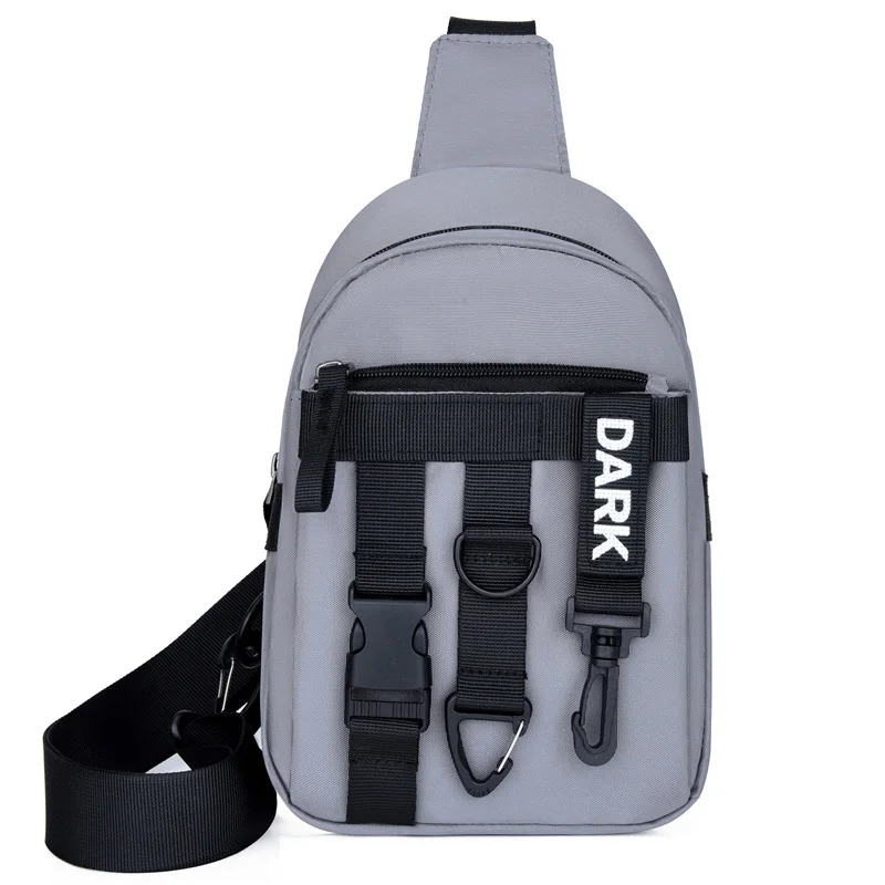 

New Men's Chest Bag Outdoor Leisure Travel Chest Bag Waterproof Oxford Cloth Shoulder Bag