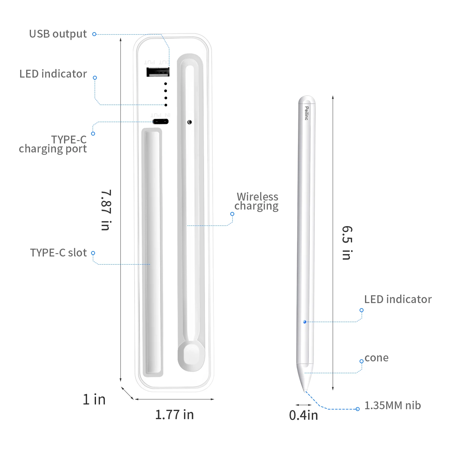 Stylus Pen for Apple iPad Pro Digital Pencil Support Wireless Charging &amp Palm Rejection 3rd Gen 11/12.9 in | Компьютеры и офис