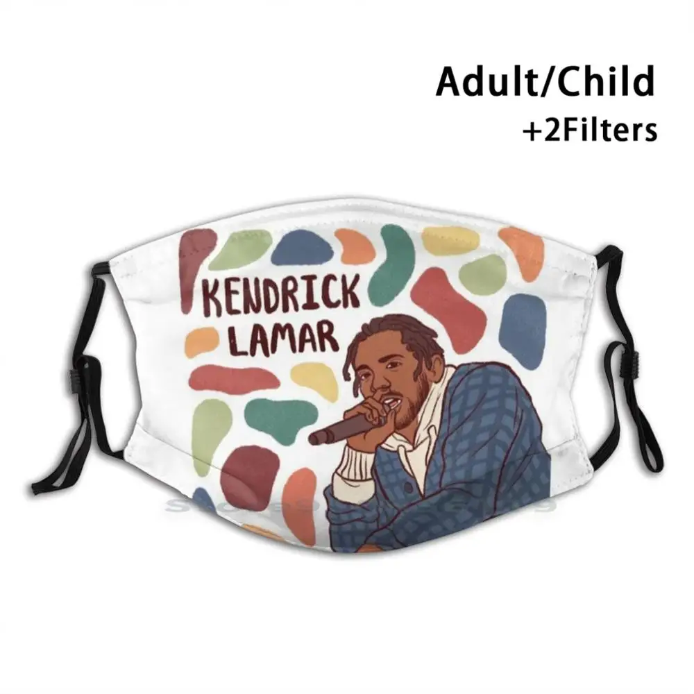 

Kendrick Lamar Design Anti Dust Filter Washable Face Mask Kids Kendrick Lamar