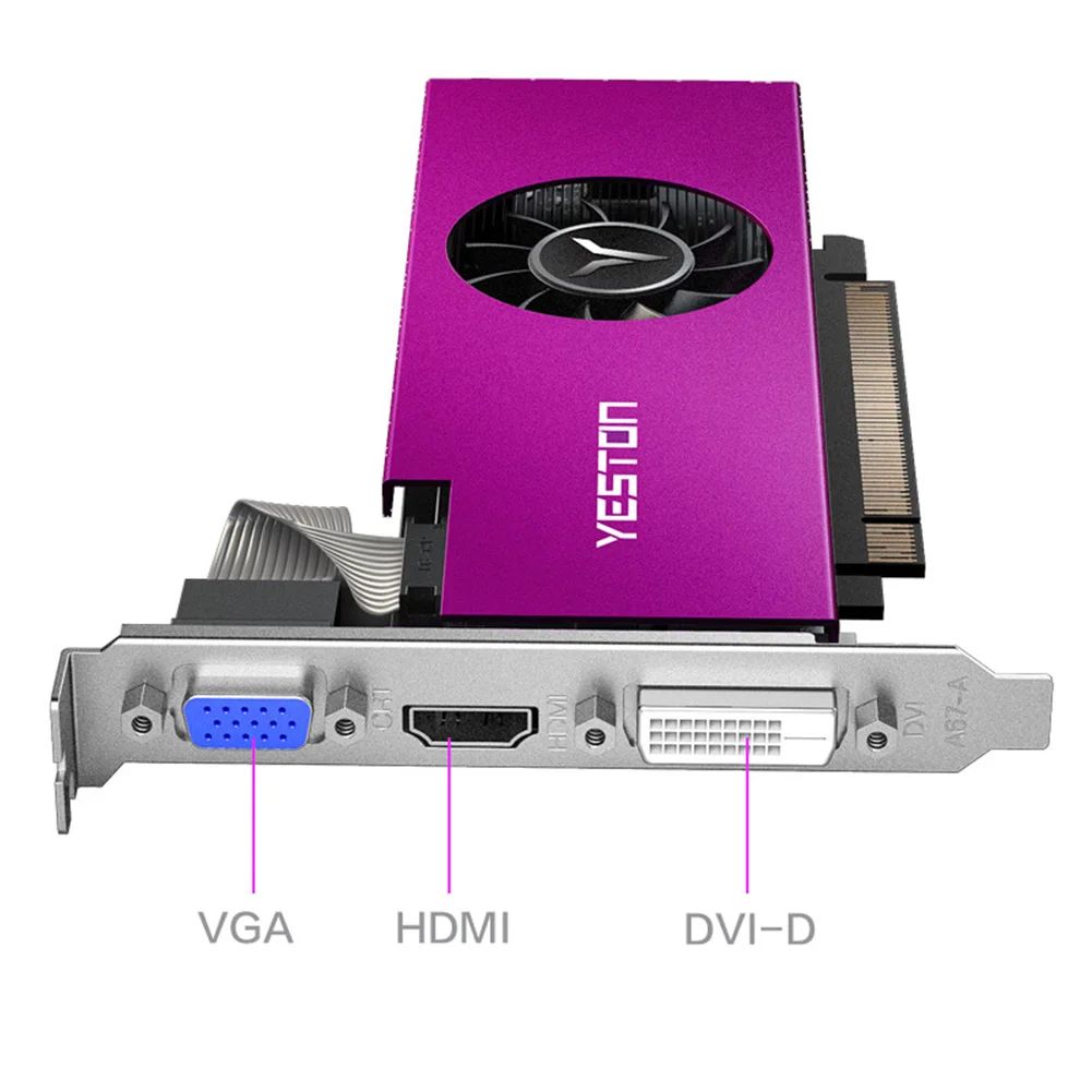 Preise Yeston Radeon RX 550 GPU 4GB GDDR5 128bit Gaming Desktop Computer PC Video Graphics Karten VGA/DVI-D/HDMI-kompatibel PCI-E 3,0