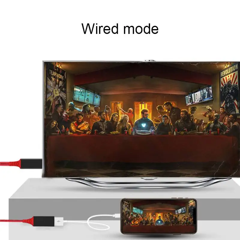 Кабель HDMI USB беспроводной скринкастер 2 4 ГГц + 5 двухдиапазонный WiFi