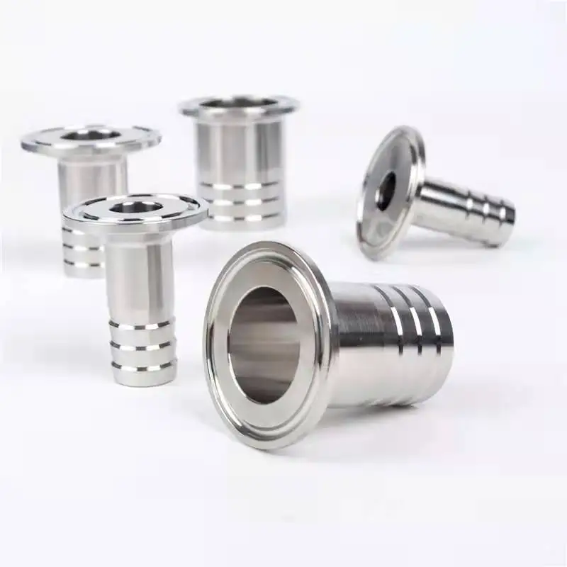 

Free Shipping OD 8MM-51MM Stainless Steel SS304 Sanitary Hose Barb Pipe Fitting Ferrule OD 50.5mm-64mm fit 1.5" 2.5“ Tri Clamp