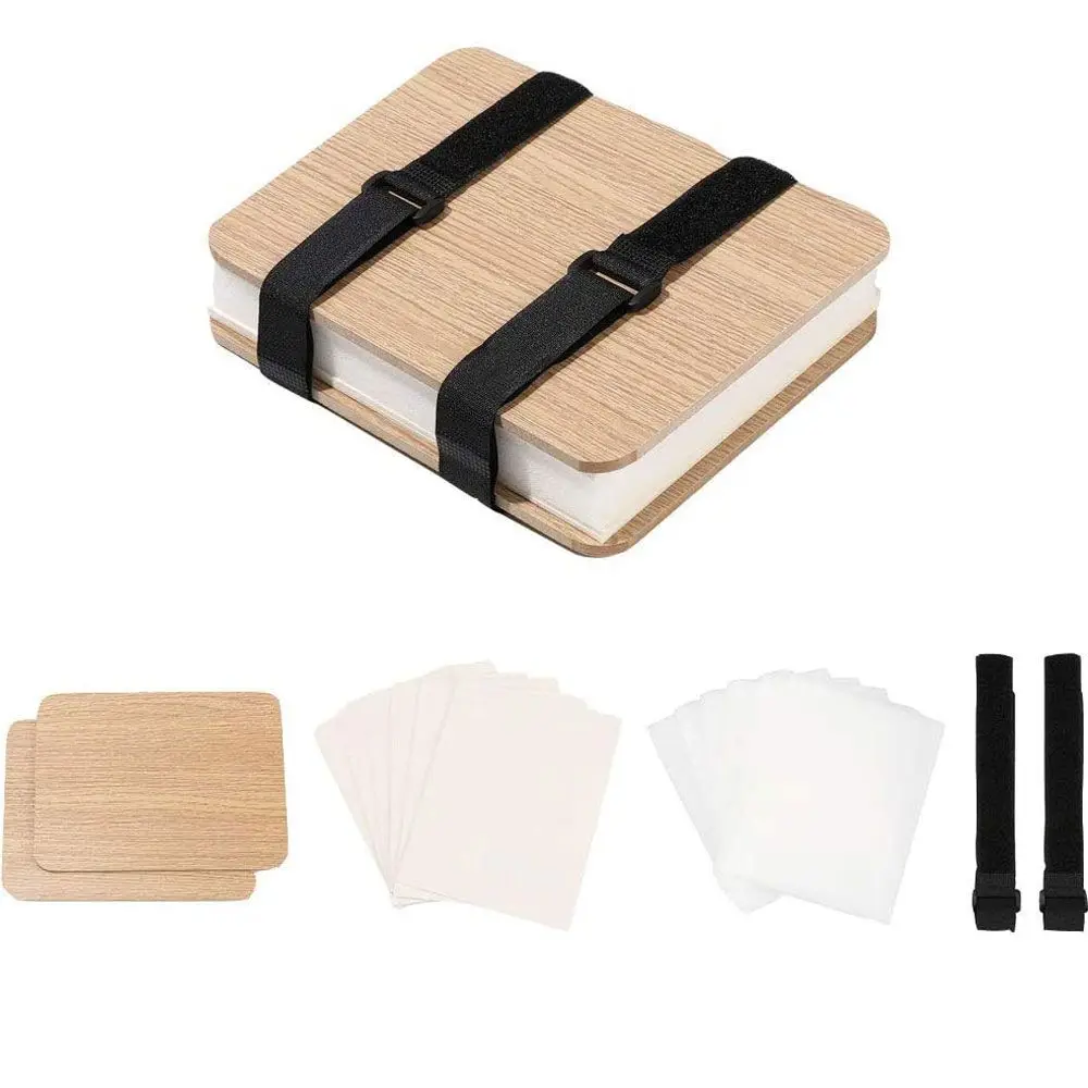 

6-Layers Flower Fruit Press Kit DIY Handmade Plant Fruit Specimen Wood Made Embossing Tool