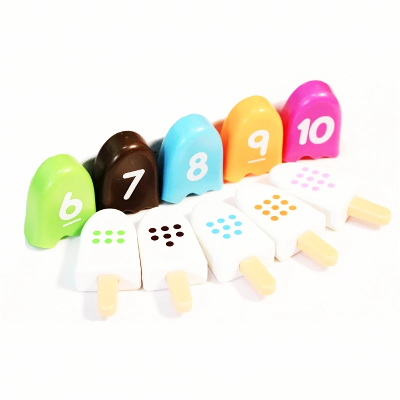 

Digital Ice Candy Ice Cream Number Match Game Toy Early Education Parent-Child Interactive Toys For Kid Baby Toddler