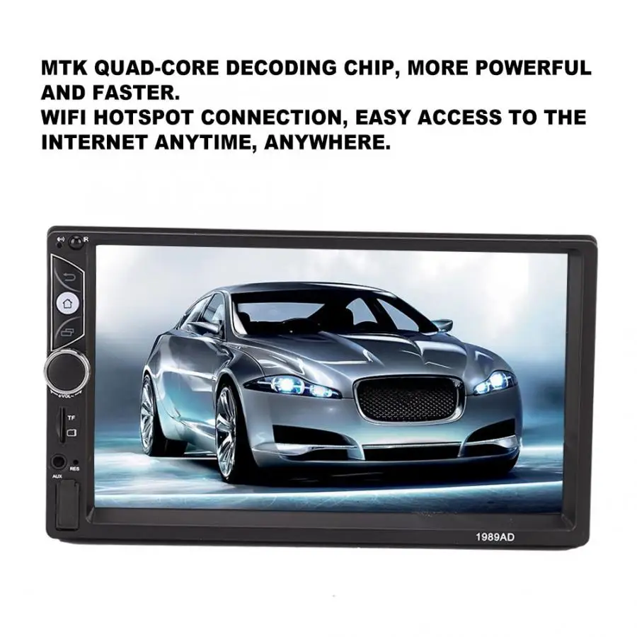 7 Inch 2 DIN Quad-core Bluetooth Car MP5 Player For Android GPS Navigator Stereo Radio | Автомобили и мотоциклы