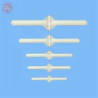 20 шт пластиковая игла шарнир палка поворотный штифт и круглые дверные петли стежка булавки для дистанционно управляемого летательного аппарата модель аксессуары Цвет белый