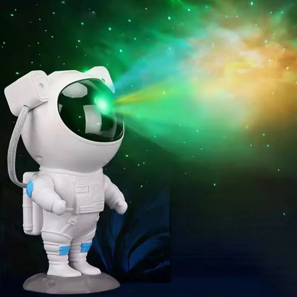 

USB Power Bedroom Atmosphere Night Light Astronaut Galaxy Starry Sky Projector Lamp Home Decoration Ornaments Christmas Gifts