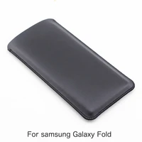 fold universal fillet holster phone straight leather case retro simple style for samsung galaxy fold pouch