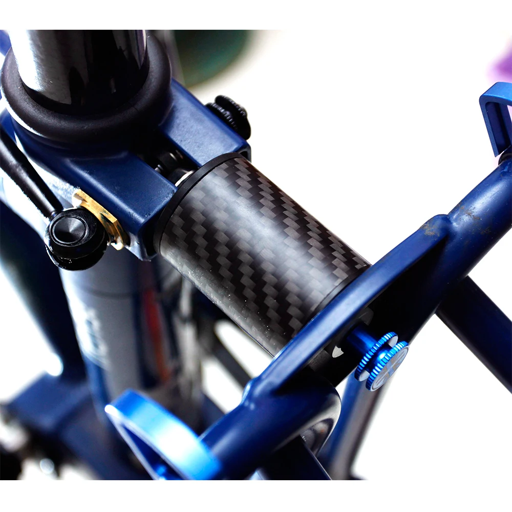 Задняя подвеска из углеродного волокна 3K для складного велосипеда Brompton